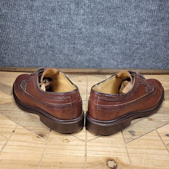 Mens Frye Brown Leather Soles Lace-Up Oxford Shoes US Men’s Size 8B Signature - Picture 7 of 12